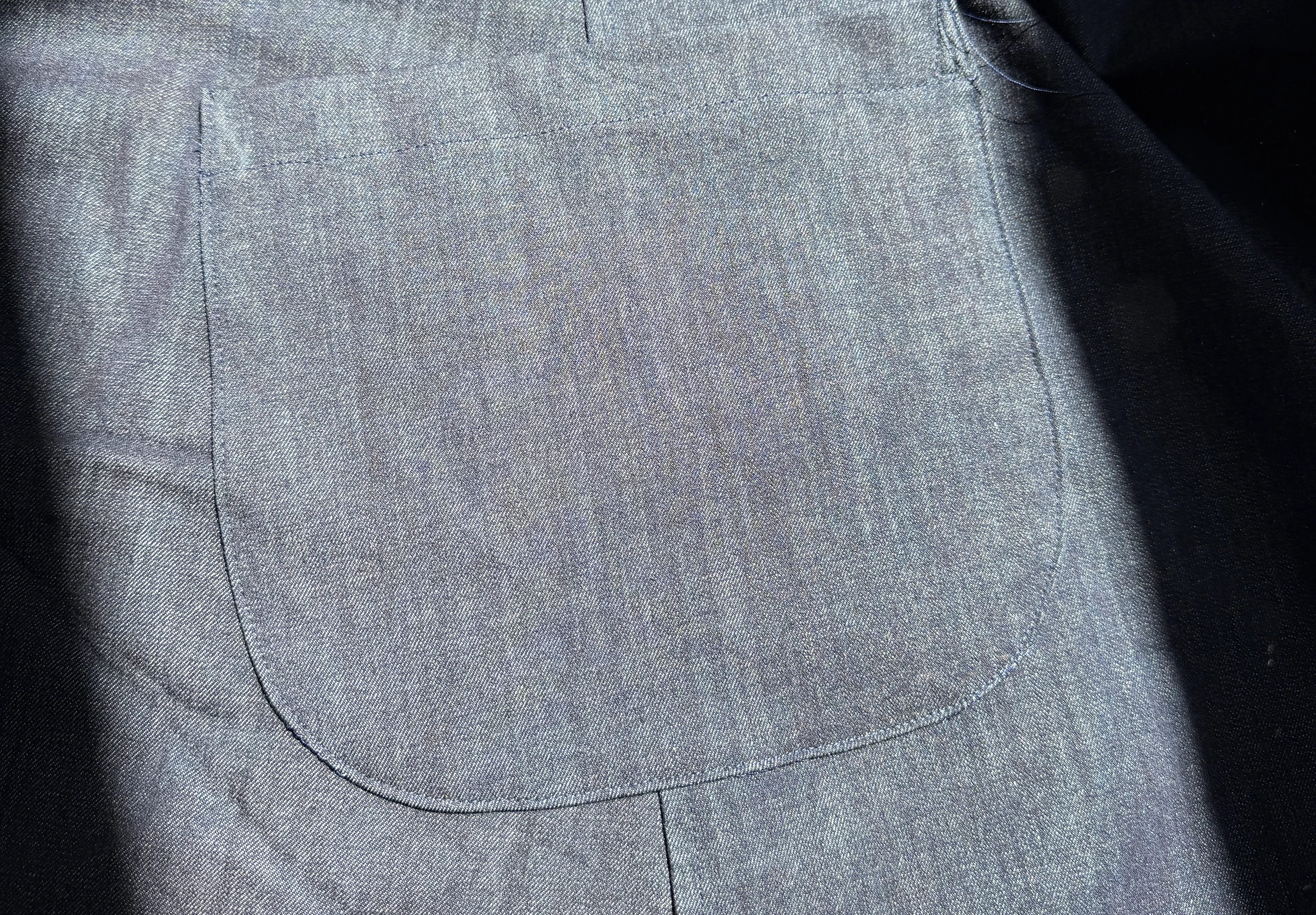 close up of patch pocket